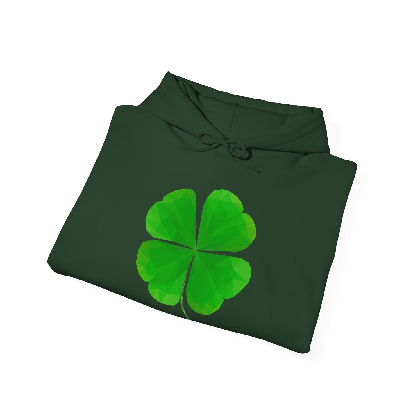 St. Patrick's Day Clover Hoodie, Unisex Lucky Sweatshirt, Eco-Friendly Hoodie, Holiday Gift, Comfort Wear, Shamrock Apparel
