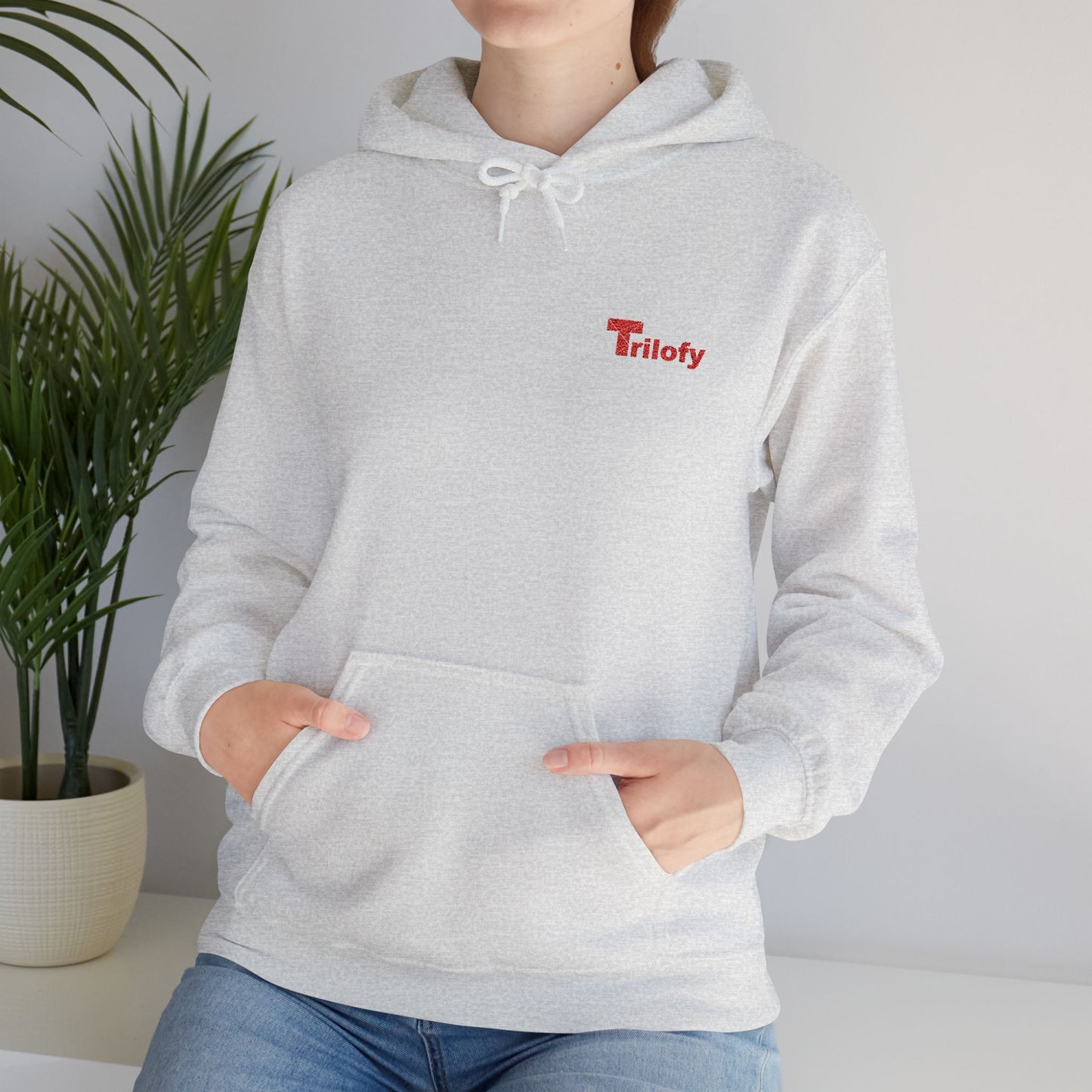 Cozy Unisex Hooded Sweatshirt "Trilofy" - Perfect for Chill Days, Casual Hangouts, Celebrations, Everyday Wear and Gifts