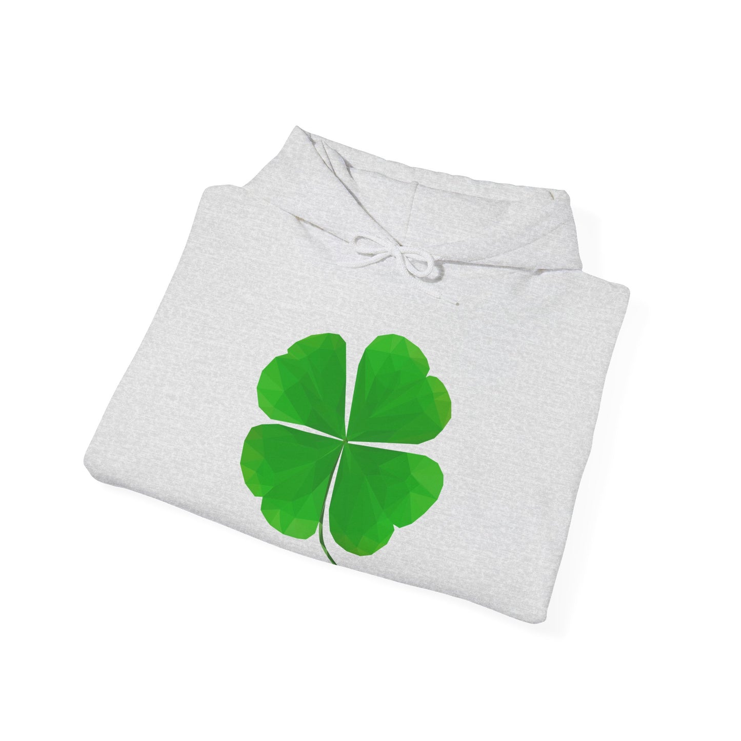 St. Patrick's Day Clover Hoodie, Unisex Lucky Sweatshirt, Eco-Friendly Hoodie, Holiday Gift, Comfort Wear, Shamrock Apparel