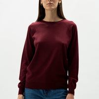 Extra Fine Merino Wool 3D-Knit Crewneck Sweater