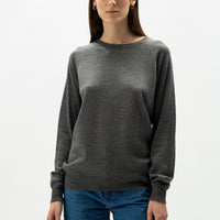 Extra Fine Merino Wool 3D-Knit Crewneck Sweater