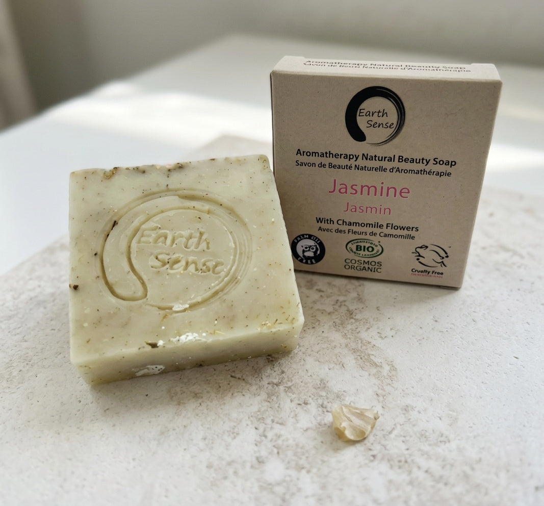 Organic Spa Gift Set, Jasmine, Five Pieces 5