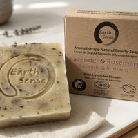 Organic Spa Gift Set, Lavender and Rosemary, Five Pieces 2