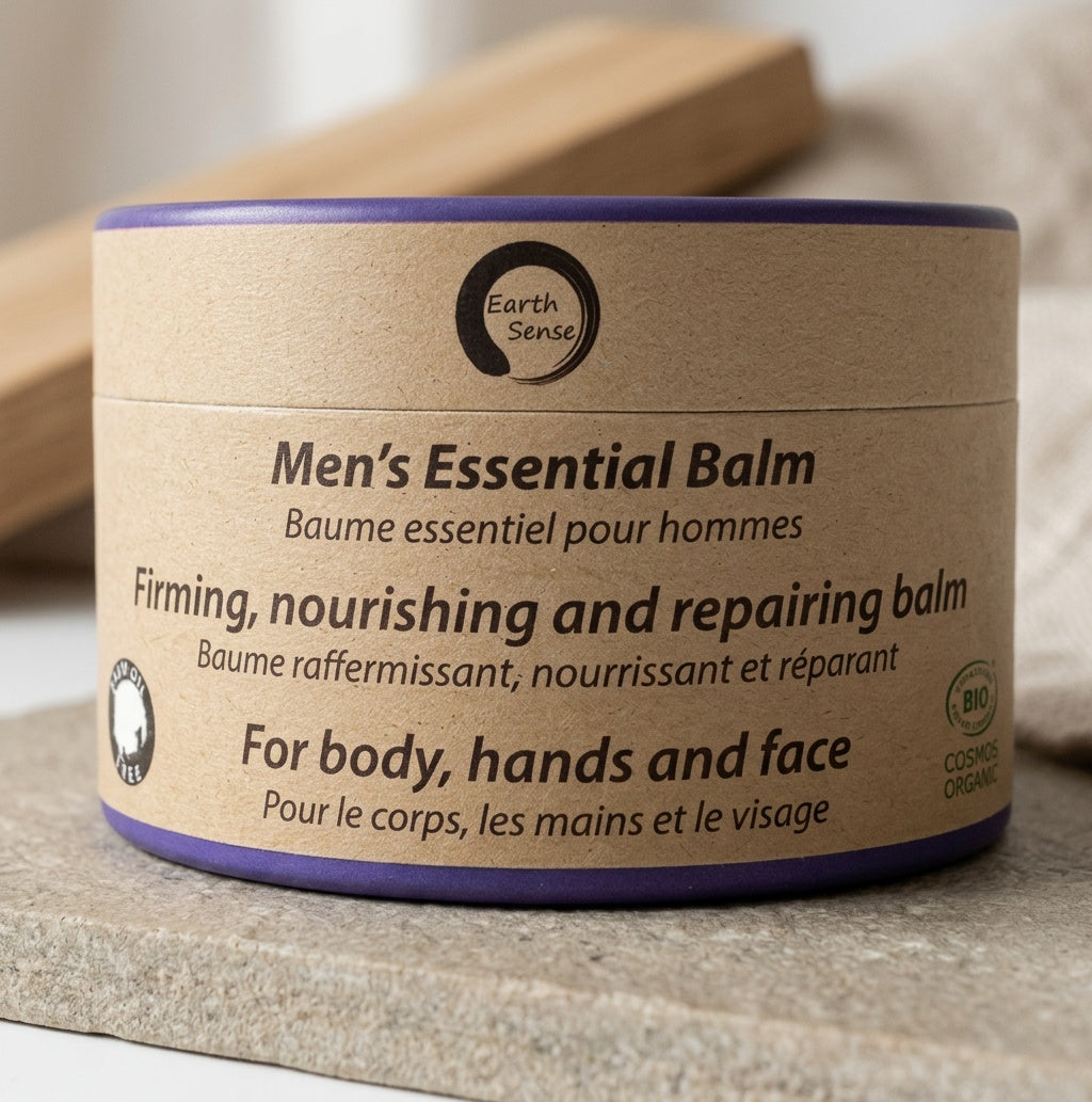 Organic Men's Grooming Gift Set, Sandalwood and Lemon Lime 4