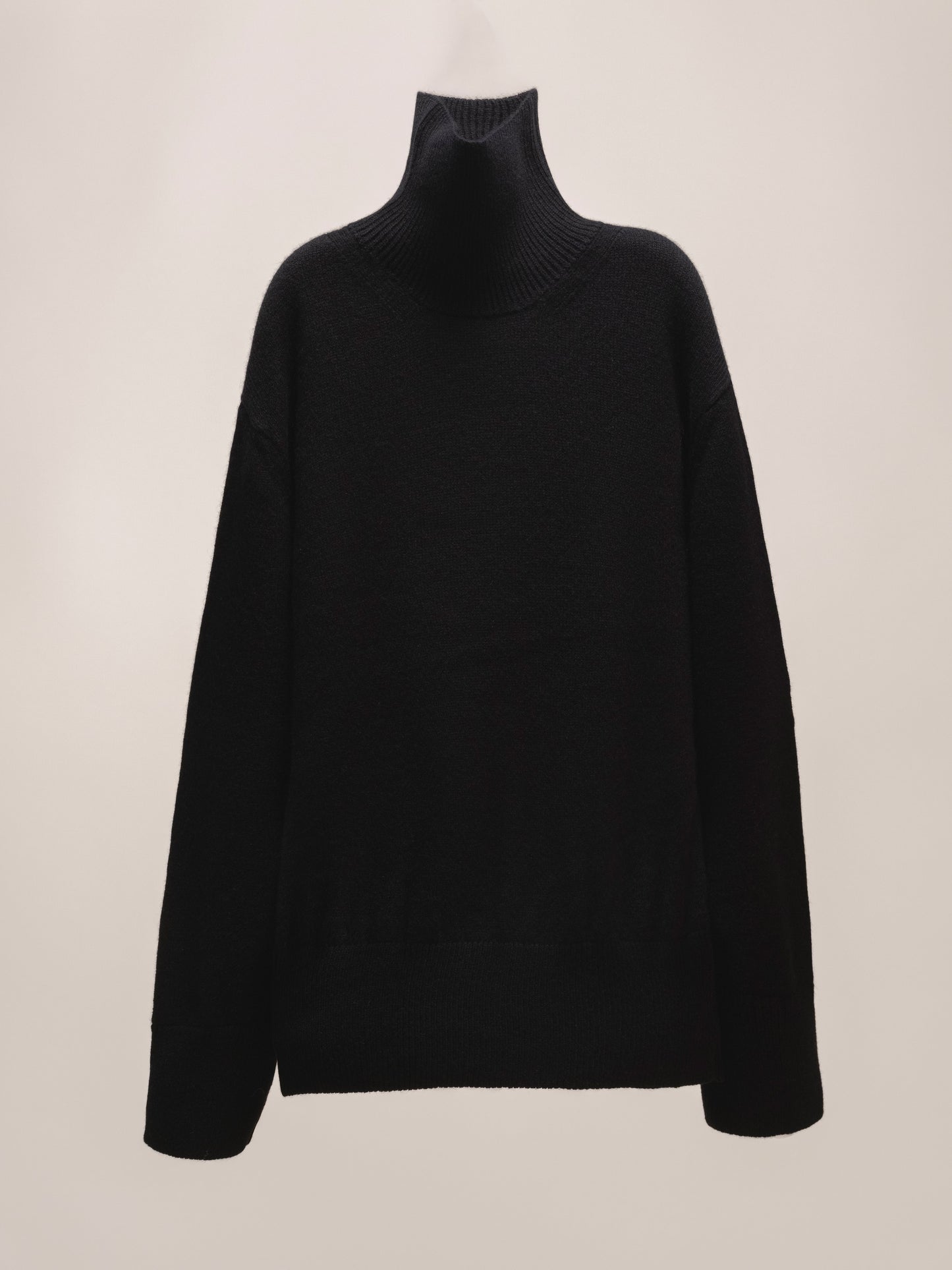 Pure Cashmere Maxi High Neck Sweater