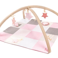 Small baby activity mat, 100x100 cm - Pink