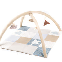Small baby activity mat, 80x80 cm - Blue
