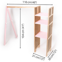 Kids Wooden Clothing Rack