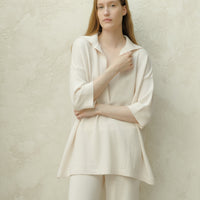 Extra Fine Merino Wool Maxi Polo