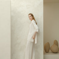 Extra Fine Merino Wide-Leg Trousers