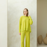 Extra Fine Merino Wide-Leg Trousers