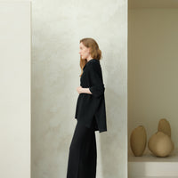 Extra Fine Merino Wide-Leg Trousers