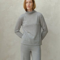 Extra Fine Merino Wool Relaxed Turtleneck (3D-Knit)-1
