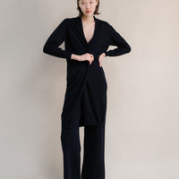 Cashmere Mix Superfine Long Cardigan (3D-Knit)
