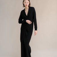 Cashmere Mix Superfine Long Cardigan (3D-Knit)