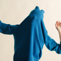 Pure Cashmere Maxi High Neck Sweater
