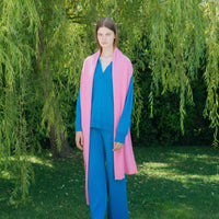Pure Cashmere Maxi Ribbed Scarf