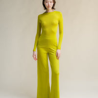Extra Fine Merino Wool Ribbed 3D-Knit Crewneck Sweater