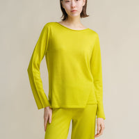 Extra Fine Merino Wool Boatneck Sweater (3D-Knit)