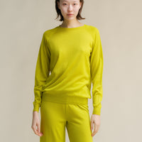 Extra Fine Merino Wool 3D-Knit Crewneck Sweater