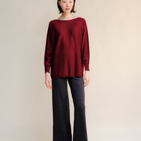 Extra Fine Merino Wide-Leg Trousers