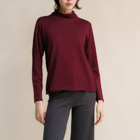 Extra Fine Merino Wool Relaxed Turtleneck (3D-Knit)-11