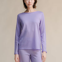 Extra Fine Merino Wool Boatneck Sweater (3D-Knit)