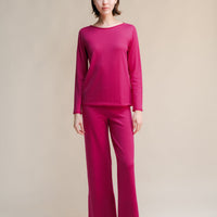 Extra Fine Merino Wool Boatneck Sweater (3D-Knit)