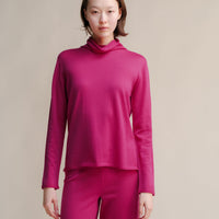 Extra Fine Merino Wool Relaxed Turtleneck (3D-Knit)-7