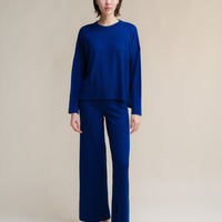 Extra Fine Merino Wide-Leg Trousers