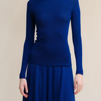 Extra Fine Merino Wool Ribbed 3D-Knit Crewneck Sweater
