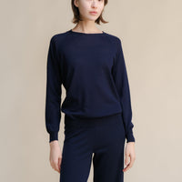 Extra Fine Merino Wool 3D-Knit Crewneck Sweater