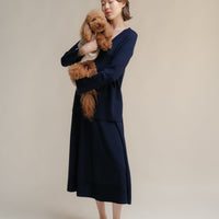 Extra Fine Merino Wool A-Line Skirt (3D-Knit)-9