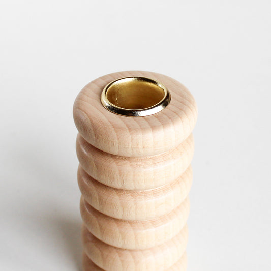 Totem Wooden Candle Holder - Tall Nº 1-0
