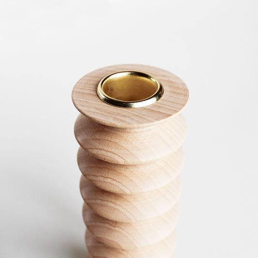 Totem Wooden Candle Holder - Tall Nº 2-0