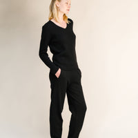 Cashmere Mix Yoga Pants (3D-Knit)-5
