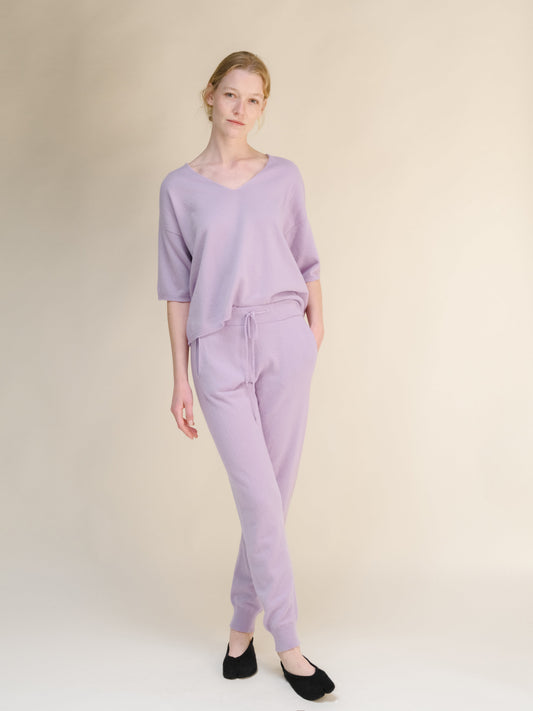 Cashmere Mix Yoga Pants (3D-Knit)-10