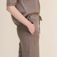 Cashmere Mix Yoga Pants (3D-Knit)-1
