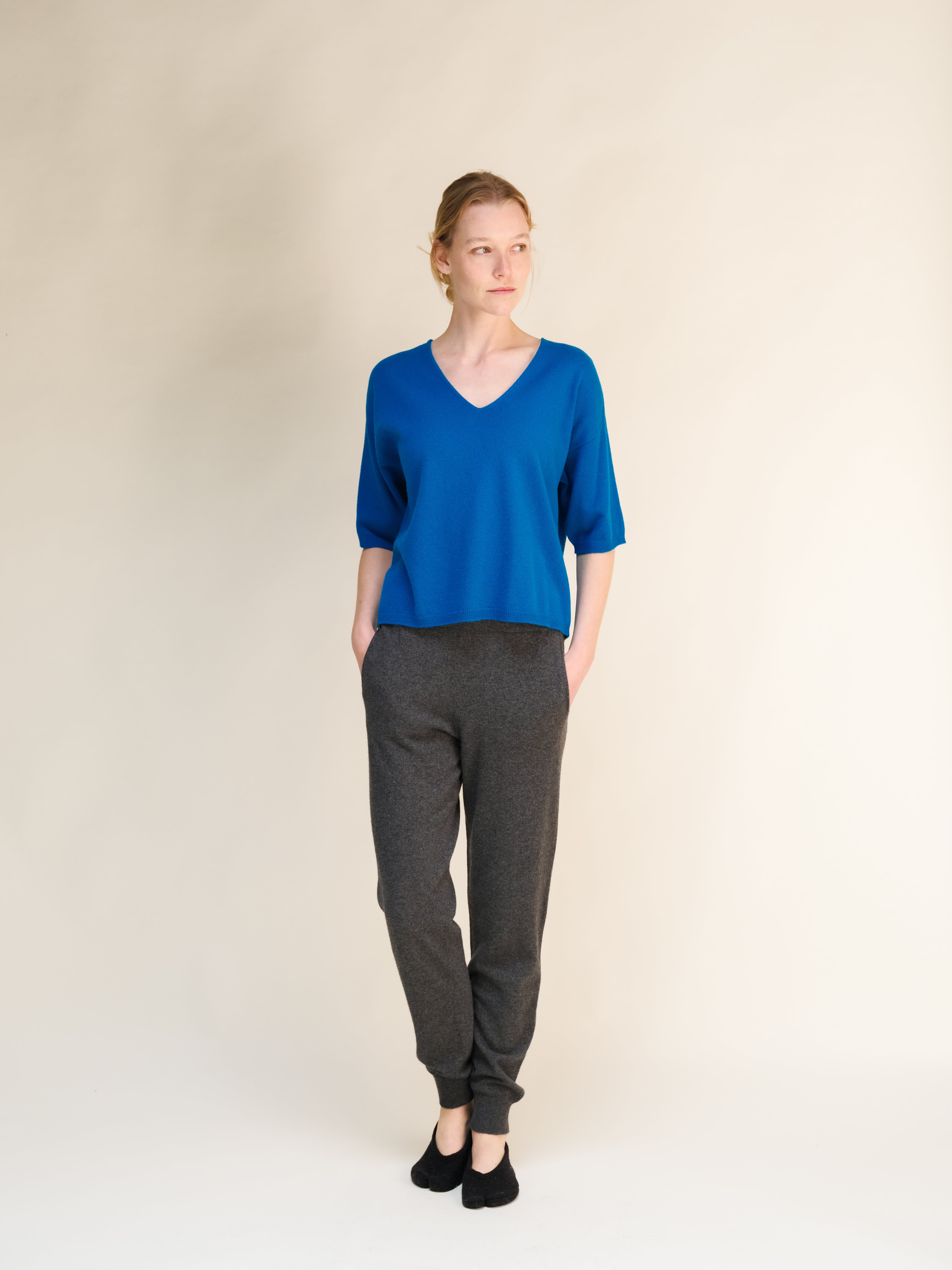 Cashmere Mix Yoga Pants (3D-Knit)-7