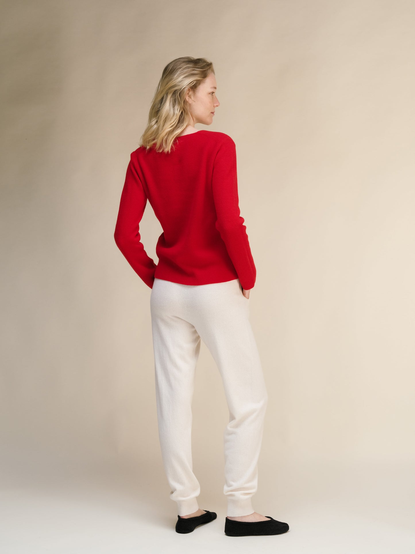 Cashmere Mix Yoga Pants (3D-Knit)-6