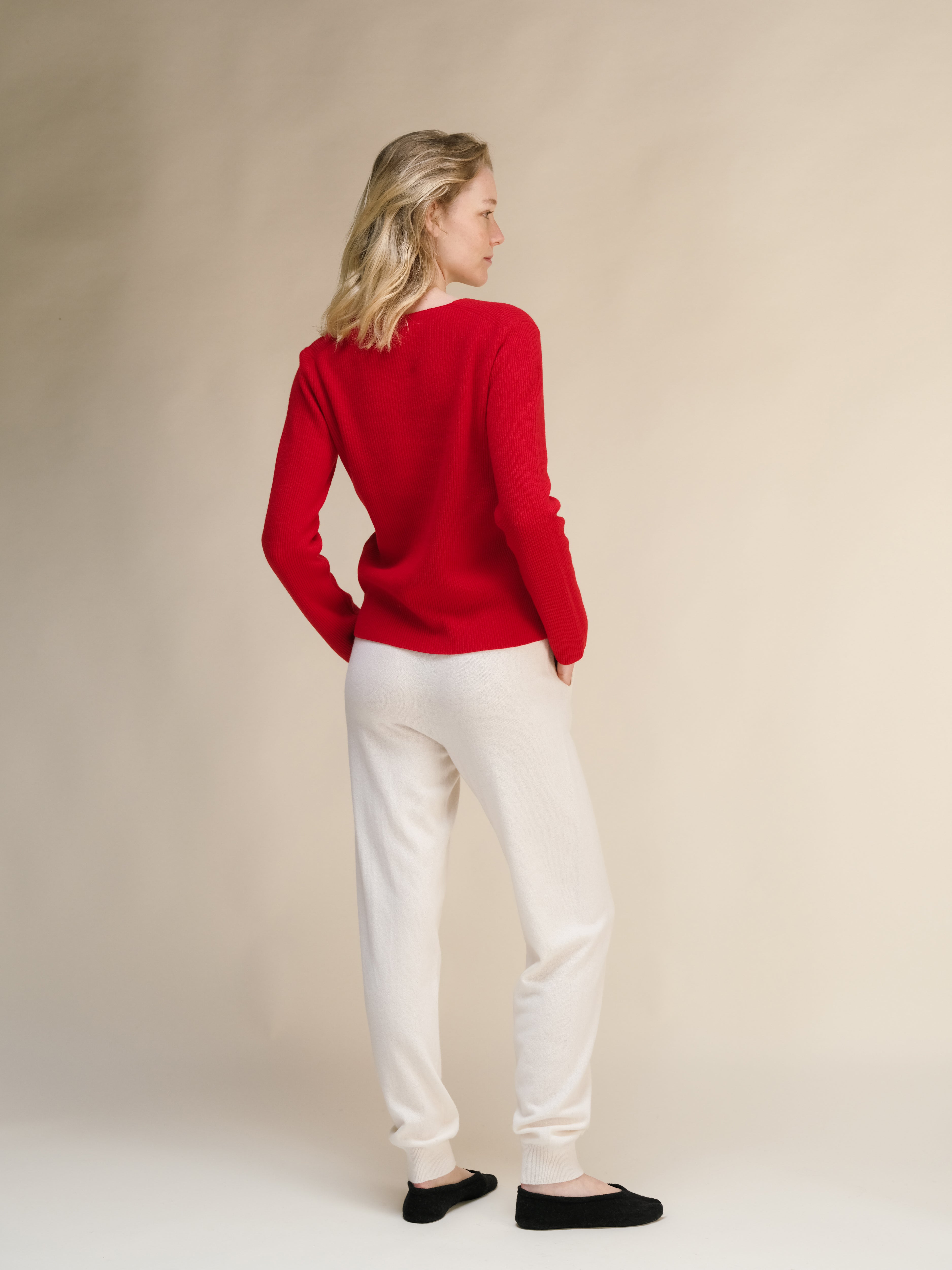 Cashmere Mix Yoga Pants (3D-Knit)-6