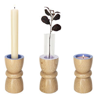 Vira 3 in 1 - Lavender Finish - Candle Holder / Tea Light Holder / Vase-0