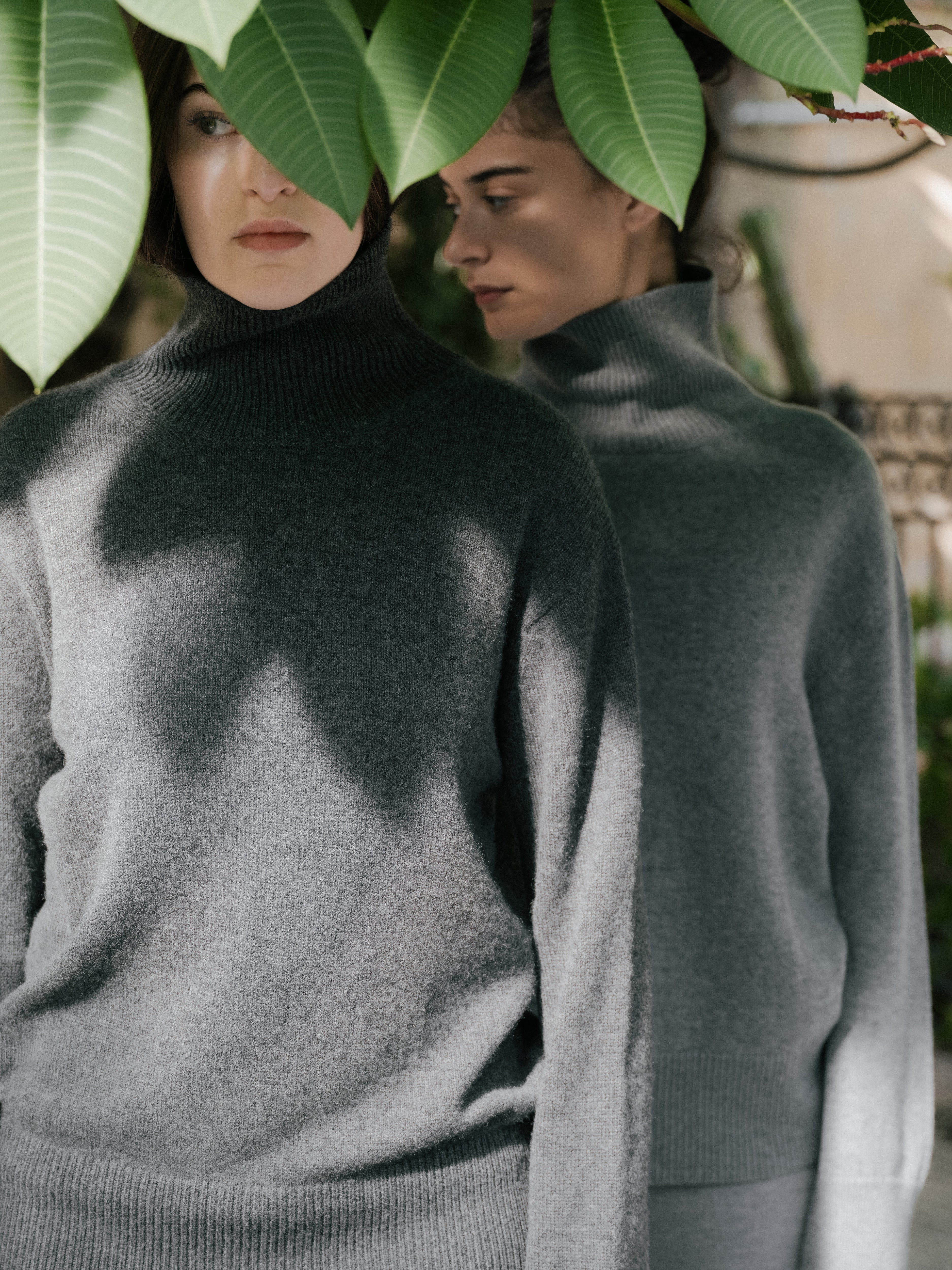 Pure Cashmere Maxi High Neck Sweater