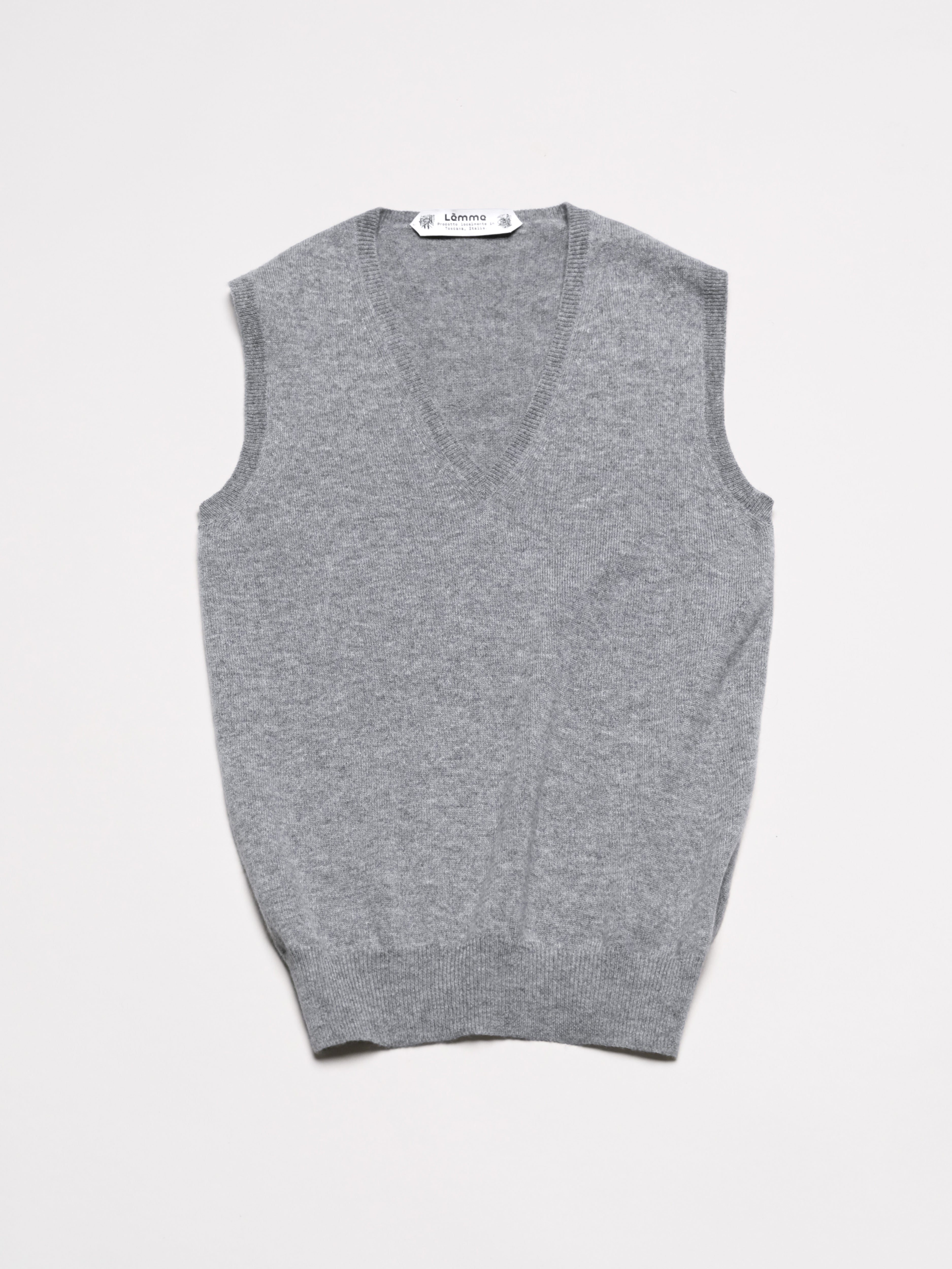 Pure Cashmere V-Neck Tank Top