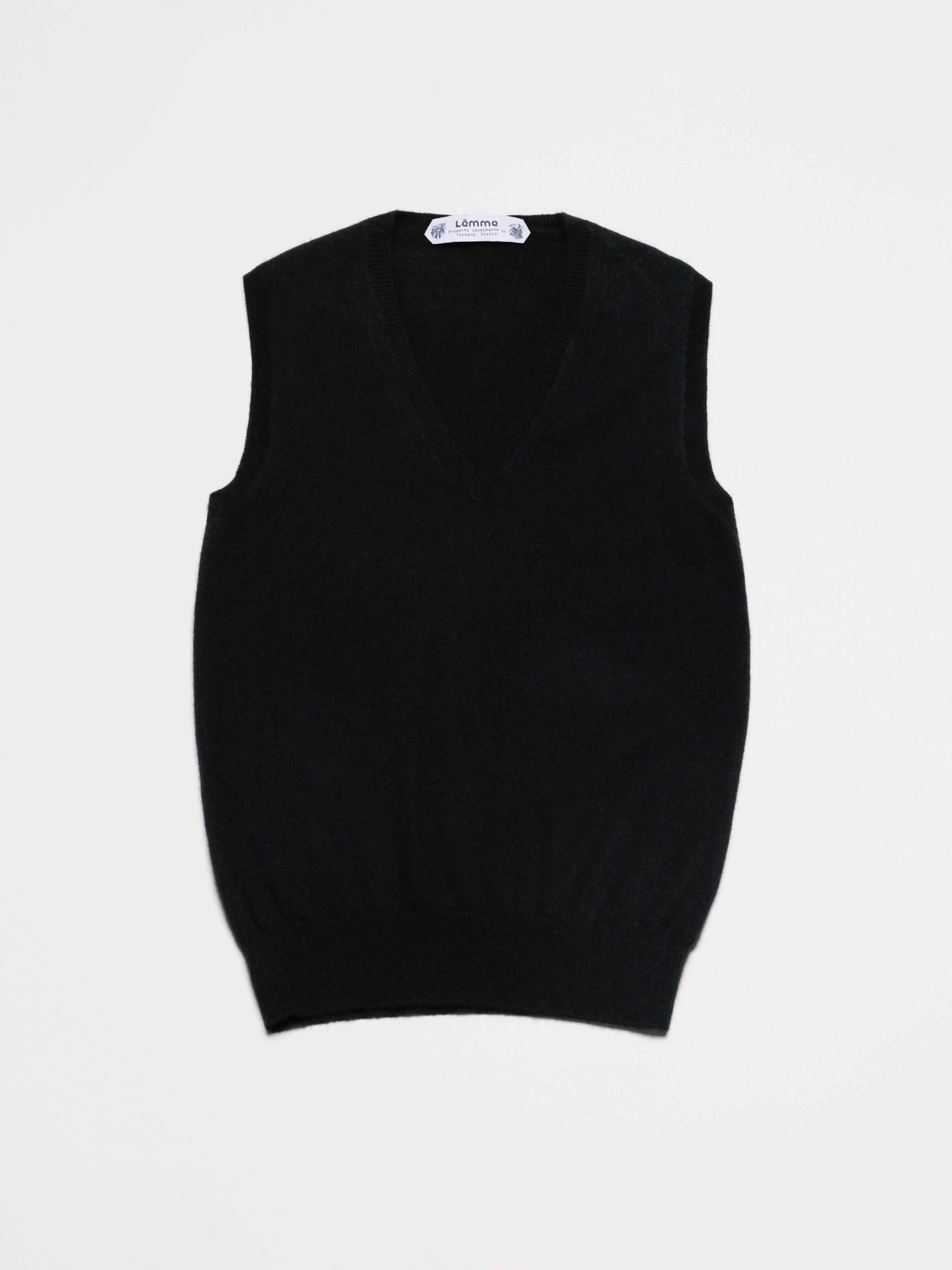 Pure Cashmere V-Neck Tank Top