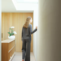 Extra Fine Merino Wide-Leg Trousers