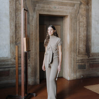 Pure Cashmere Short Sleeve Turtleneck
