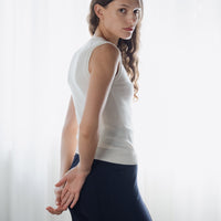 Pure Cashmere V-Neck Tank Top