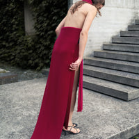 Pure Cashmere Maxi Ribbed Scarf