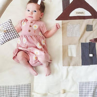 Baby Activity Mat, 120x120cm - Brown
